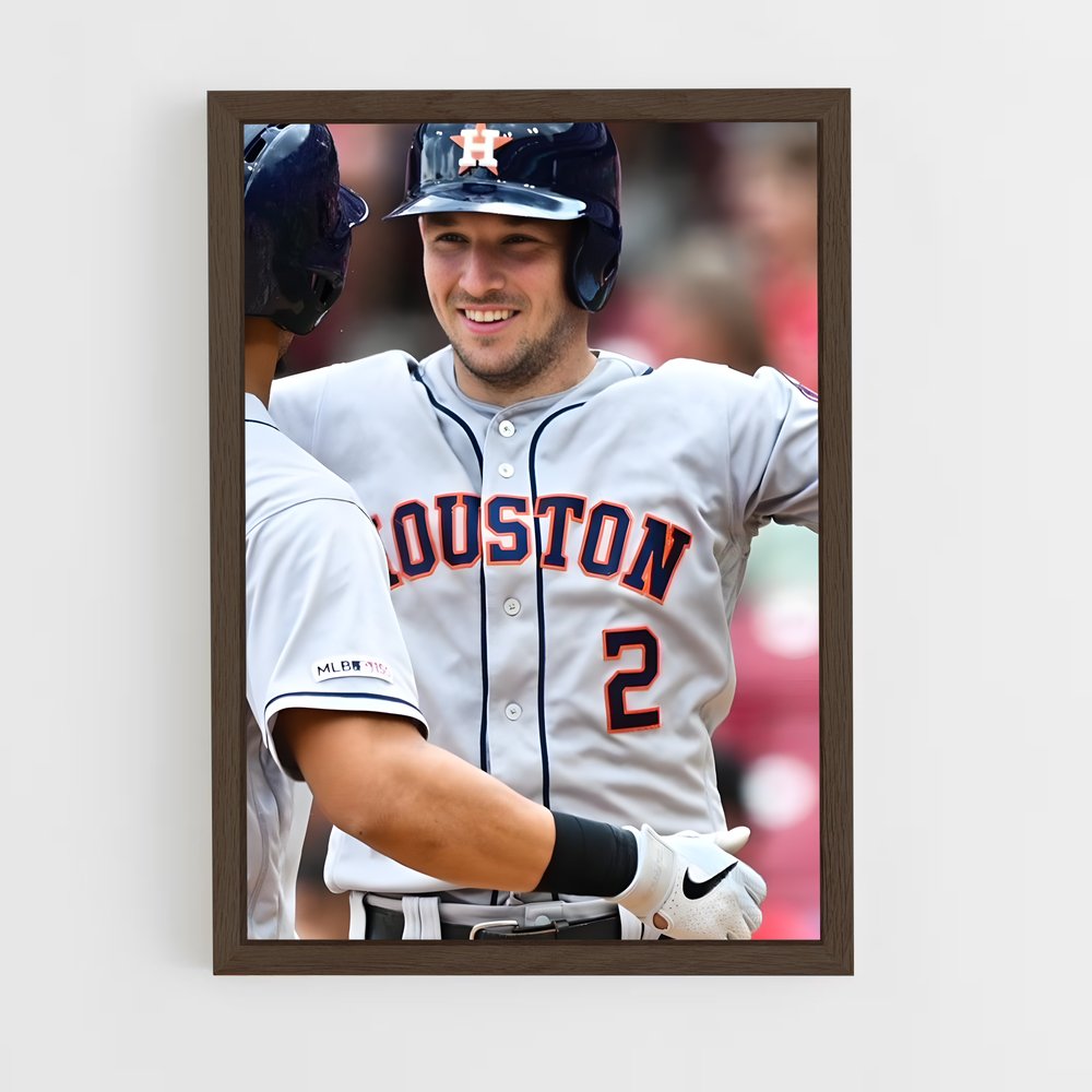 Poster Astros Étoilés – affiche Baseball (vue 5)